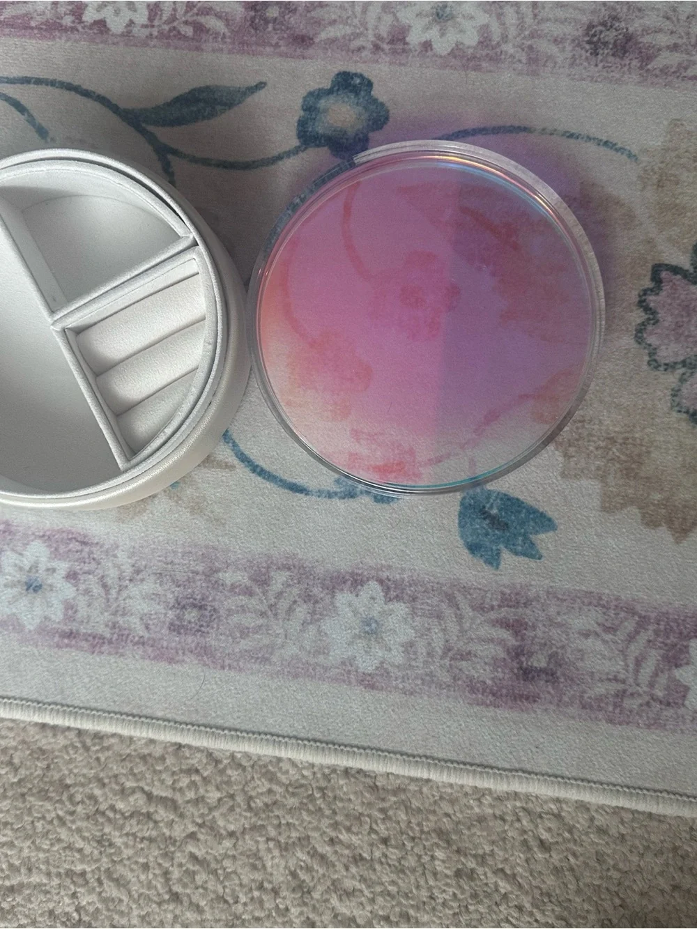 Target Iridescent Jewelry Box